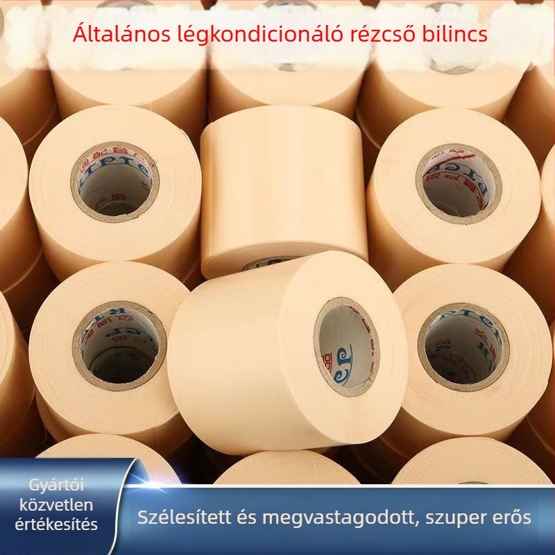 Légkondicionáló külső csőszalag, izolációs rézcsőhöz, vízálló, UV védelem