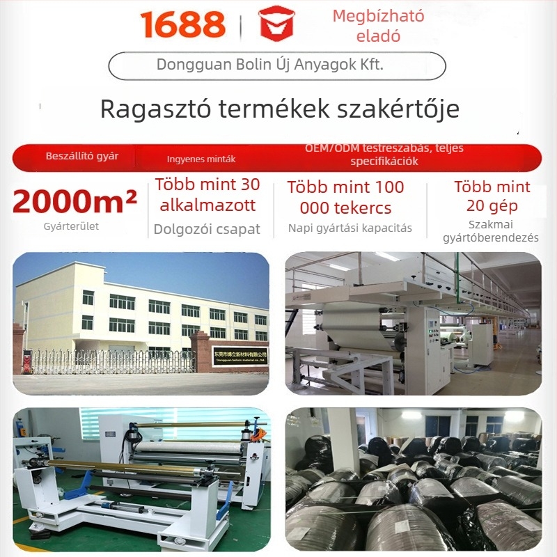 Acetát szövött szalag magas hőmérsékletű izoláláshoz és forrasztásvédelmére — Magas viszkozitású akril ragasztó, 0,22 mm vastagság