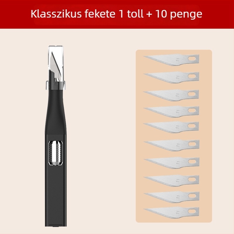 Mini nehéz kivitelű faragó kés készlet alumínium ötvözetű pengékkel
