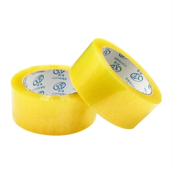 Átlátszó csomagoló szalag logisztikához, erős tapadóerő, BOPP fólia, vízbázisú nyomásérzékeny ragasztó, vastagság 2,2, hőmérsékletállóság 60–80°C (hosszú/ rövid távú)