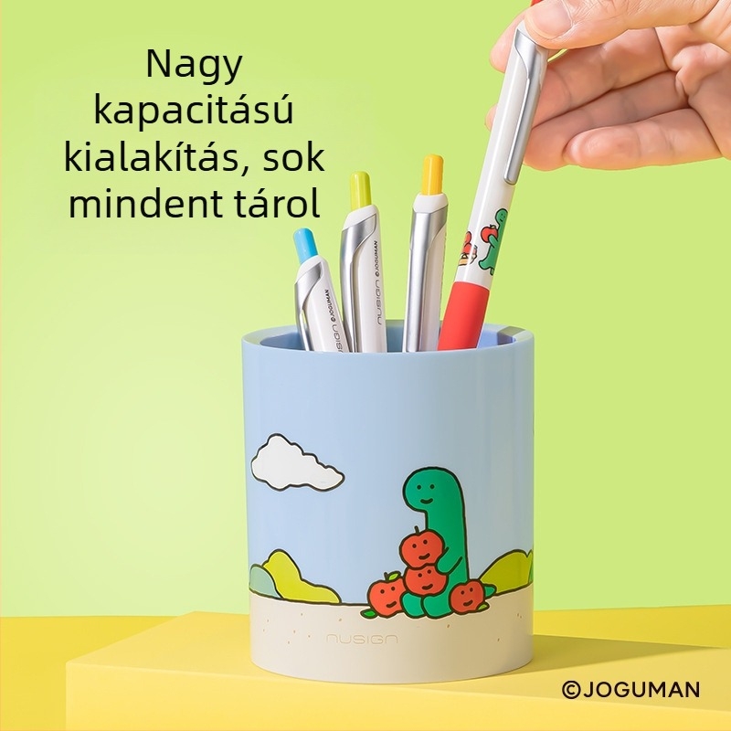 Deli Ns023-q Kör alakú tolltartó – Íróasztali rendező, nagy kapacitású, modell Ns023-q, Anime IP