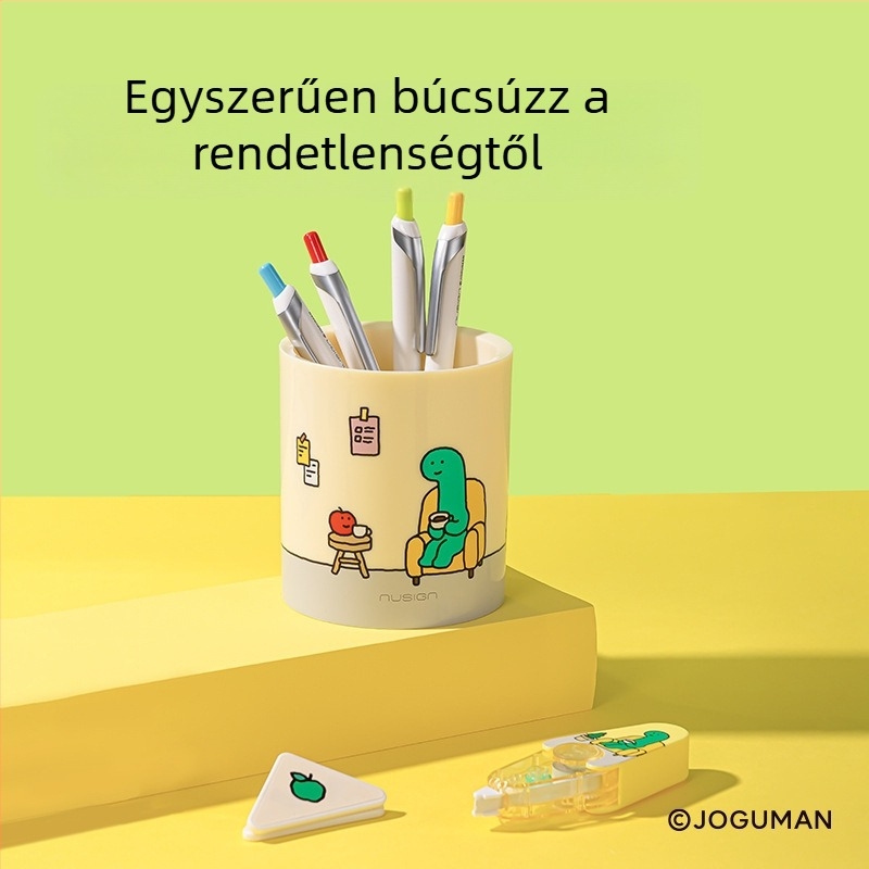 Deli Ns023-q Kör alakú tolltartó – Íróasztali rendező, nagy kapacitású, modell Ns023-q, Anime IP