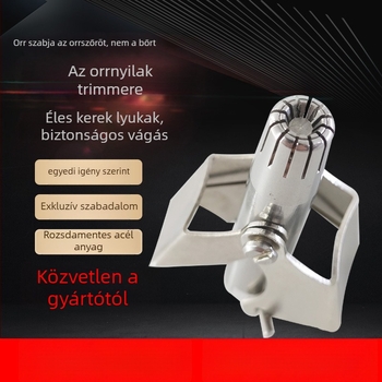 Orrszőrzet-trimmel, rozsdamentes acél, újratölthető, teljesen mosható, 25 g