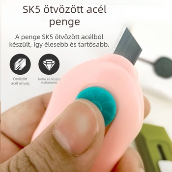 Kis univerzális kés csomagoláshoz, papírvágáshoz és levélnyitáshoz