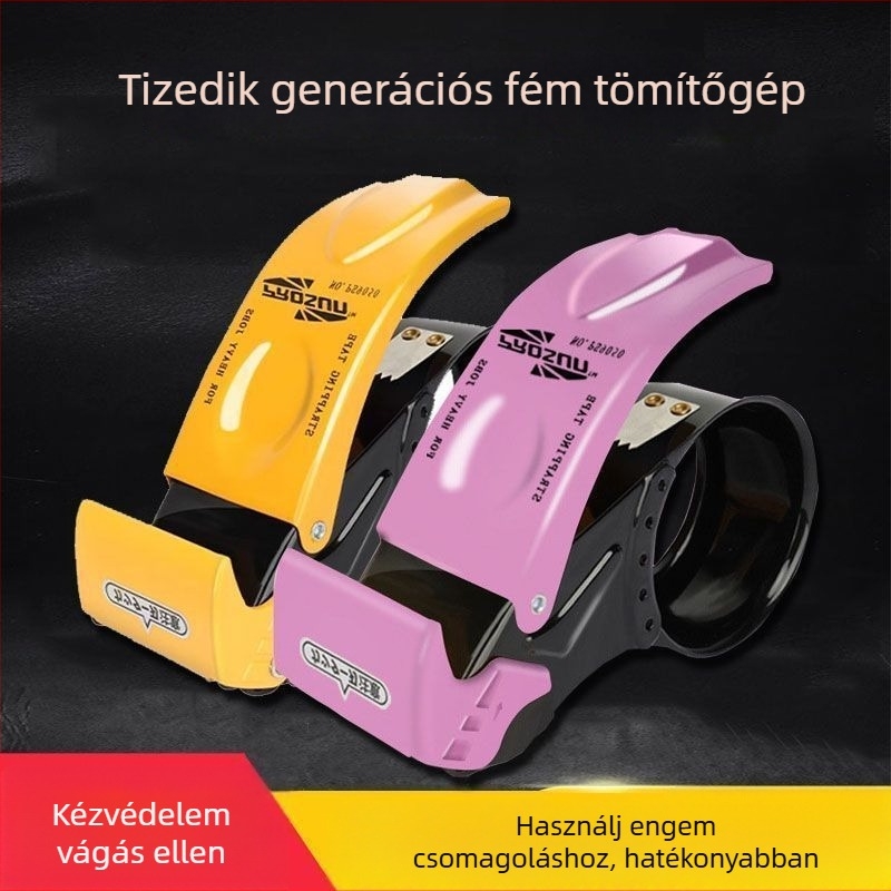 Fejlesztett fém szalagzáró gép dobozokhoz, univerzális vágóval