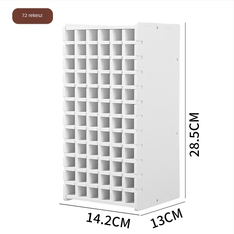 Íróasztali tolltartó és tároló – fa-műanyag lemez, többfunkciós, levehető, modern minimalist dizájn