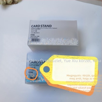 Starlight márkájú gyémánt-díszítésű névjegykártyatartó, egyrétegű kivitel, modell: névjegykártyatartó, üzleti ajándékhoz megfelelő