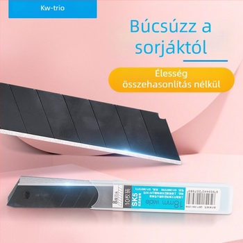 KW-TRIO precíziós kés: kicsi és nagy méretű, fóliavágó, tapétavágó, csomagolásnyitó penge