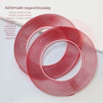 Körömszaki eszközök kettős oldalú ragasztószalag a körmök számára (Márka: Honuo; Licencelt magáncímke: Igen; Anyag: Egyéb; Csomagolás: Alap)