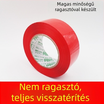 Csomagoló szalag - erős tapadással, BOPP film, 50 μm, szélesség 4,3–6 cm, hossz 70–160 m, hőmérsékletállóság -20–40 °C