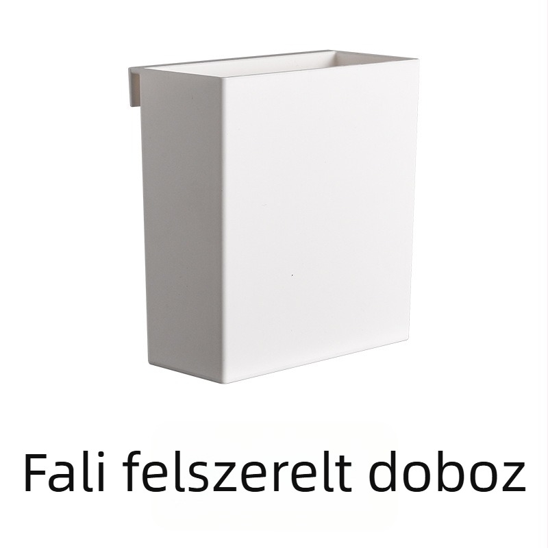 Fali-montázsú kis irodai tároló – ABS műanyag, 0,5 L, nyitott felső, tollak és kozmetikumok számára