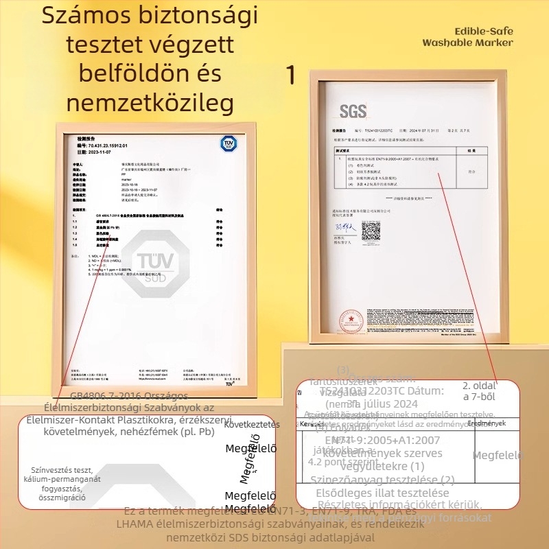 STA gyerekeknek készült akvarell marker ecsettel, mosható, gyorsan száradó, modell 8930