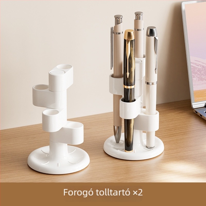 Be Personal forgó tolltartó - multifunkcionális asztali tároló, PET+ABS, kerek formájú