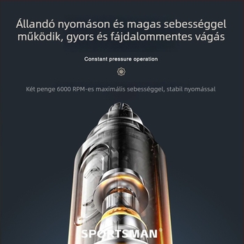 SPORTSMAN elektromos orrszőrzetvágó, USB töltéssel, ABS ház, cserélhető vágófej