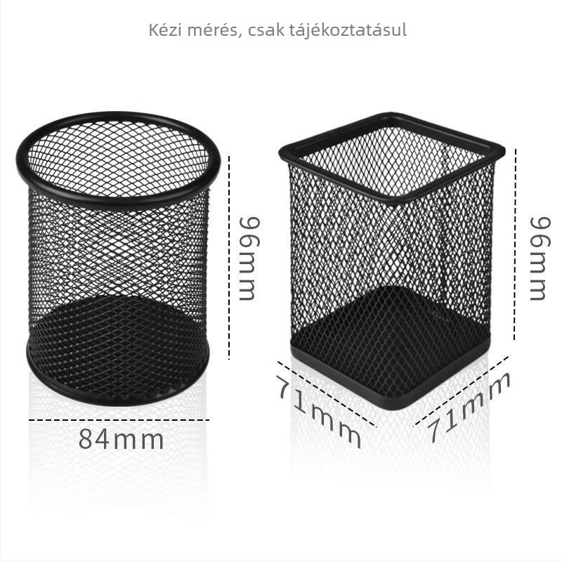 Haolixin fém tolltartó hálós dizájn, kör alakú