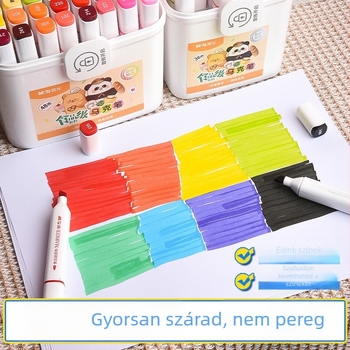 Akvarell marker készlet gyerekeknek — víz alapú, alkalmas általános iskolára és óvodára, Márka: Other