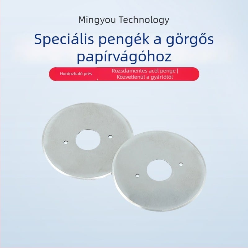 Többcélú papírvágó három az egyben pengével, karbonacél pengéje 50×14×0,5 mm