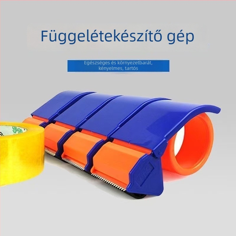 Dobozzáró gép vastagabb ragasztószalaggal — Wanyu, PP anyag, modell Tape holder, szalag szélessége legfeljebb 48 mm, szalag tengely átmérője 50 mm