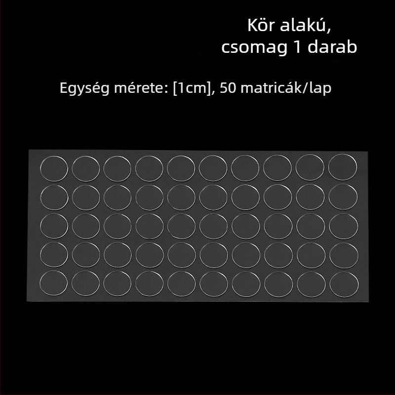 Nano kétoldalas szalag a figurák alapjainak rögzítéséhez — nyom nélkül ragasztó, magas viszkozitás, autós díszítésre alkalmas ragasztás