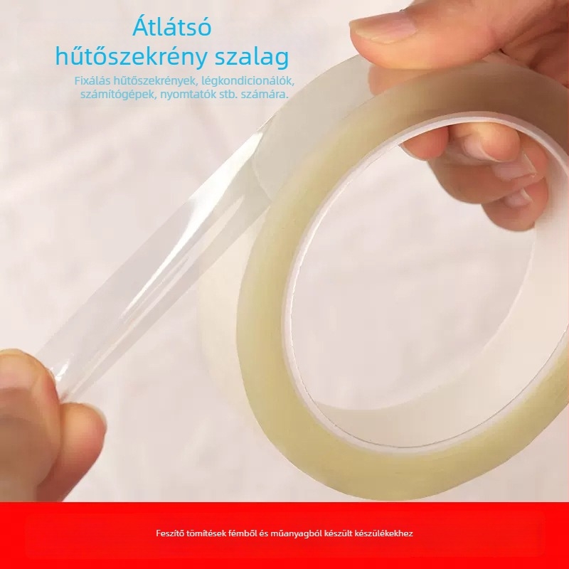 PET maszkoló szalag nyom nélkül, Traceless tape sorozat, akril ragasztó, 0,06 mm vastagság, hőállóság -20–120°C