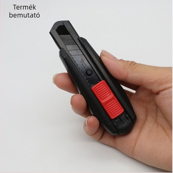 Mini irodai késállvány — Modell RG051, Fém és Műanyag, Láp 0.5×18×60 mm, Nettó tömeg 44 g