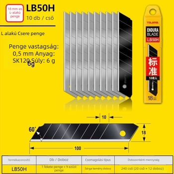 Tajima LB50H cserepenge tapétázó késhez, fém