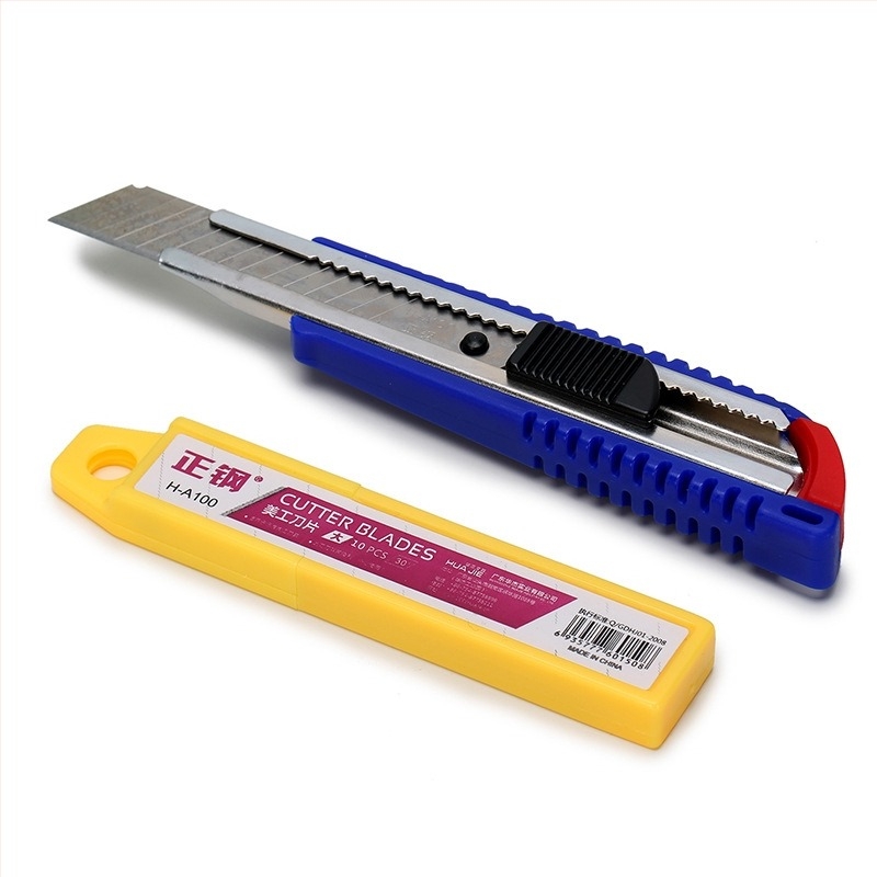 Huajie HA80-HA100 magas széntartalmú acél barkács kés pengéi, 10 darabos készlet