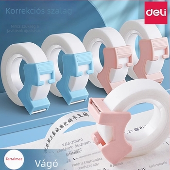 Deli irodai ragasztószalag, átlátszó ragasztószalag, modell 30112, a helytelen válaszok javítására