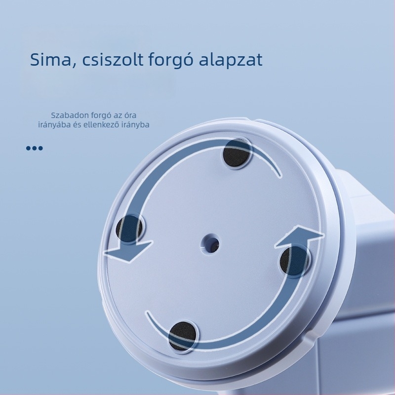 Forgó tolltartó és irodai tároló, ABS, négyzet alakú, modell XL-8008, nyomtatott logó, licencelt magáncímke