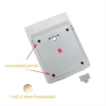 HY-828 aritmetikai számológép, 12 számjegyű kijelző, gombos elem táplálású
