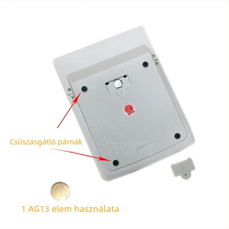 HY-828 aritmetikai számológép, 12 számjegyű kijelző, gombos elem táplálású