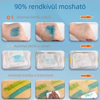 Deli kettős végű marker és akvarell toll készlet, mosható, élelmiszer-minőség, gyermekbiztos