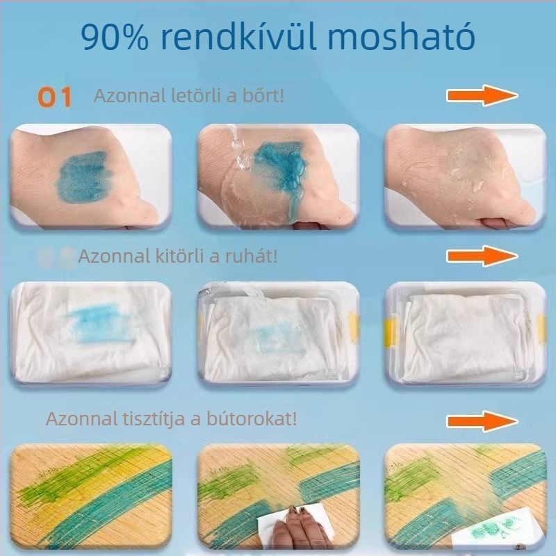 Deli kettős végű marker és akvarell toll készlet, mosható, élelmiszer-minőség, gyermekbiztos