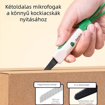 Csomagnyitó kés, ötvözet test, modell Ns066-q, tömeg 30 g, márka Nothing
