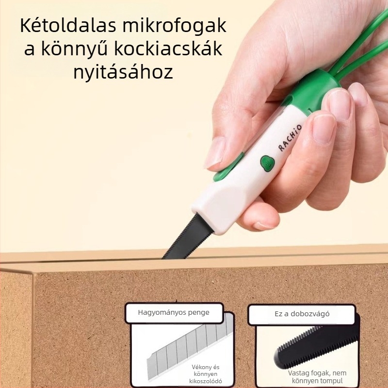 Csomagnyitó kés, ötvözet test, modell Ns066-q, tömeg 30 g, márka Nothing