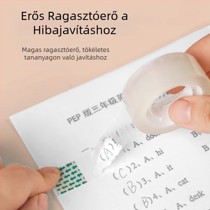 Ruida BOPP irodai ragasztószalag, alapanyag: BOPP, termékkód: Stationery tape, logó nyomtatás: elérhető, ajándékcsomagoláshoz alkalmas