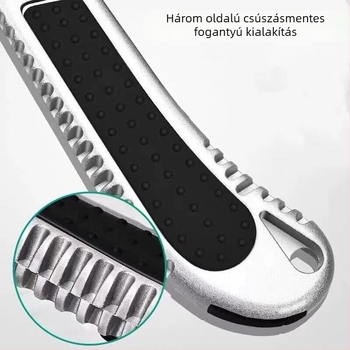 Alumínium‑ötvözetből készült többfunkciós kés tapéta és papír vágásához, modell Mgdao, márka Friendly, nettó tömeg kb. 73 g