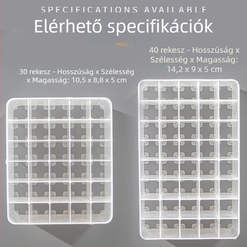 Marker tároló alap 30/40 lyukú — műanyag, LMO