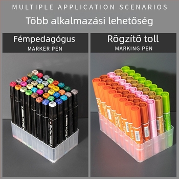 Marker tároló alap 30/40 lyukú — műanyag, LMO