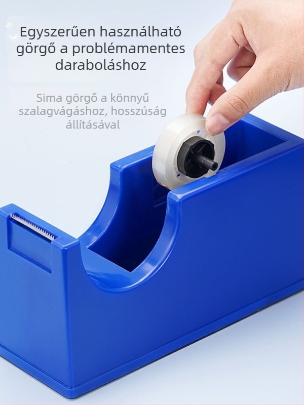 Asztali ragasztószalag tartó ABS + fém, logó nélkül, testreszabás nélkül, import nélkül