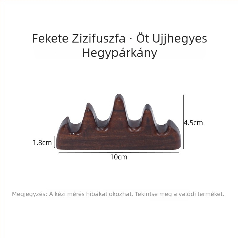 Fából készült tolltartó kaligrafiához — ötujjú alakú, testreszabható, logó nyomtatás elérhető, SKU 965478812354