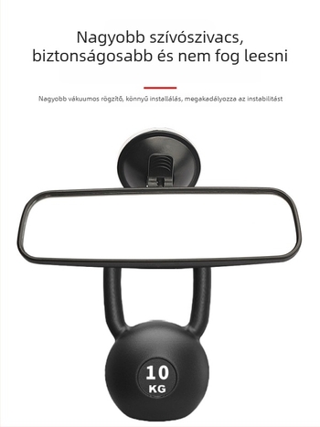 Elektromos háromkerekű belső visszapillantó tükör szívófejjel, hátrameneti tükör, univerzális négykerekű járművekhez, széles látómező