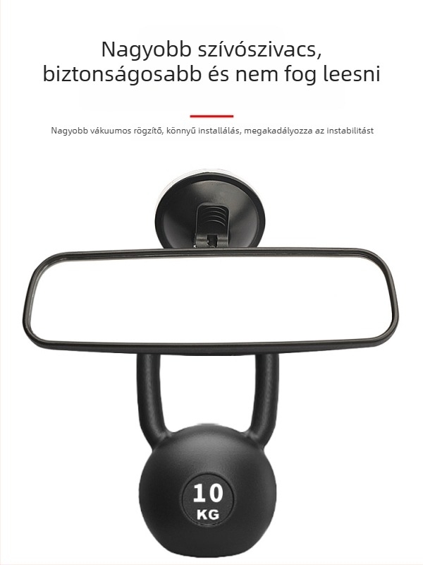 Elektromos háromkerekű belső visszapillantó tükör szívófejjel, hátrameneti tükör, univerzális négykerekű járművekhez, széles látómező