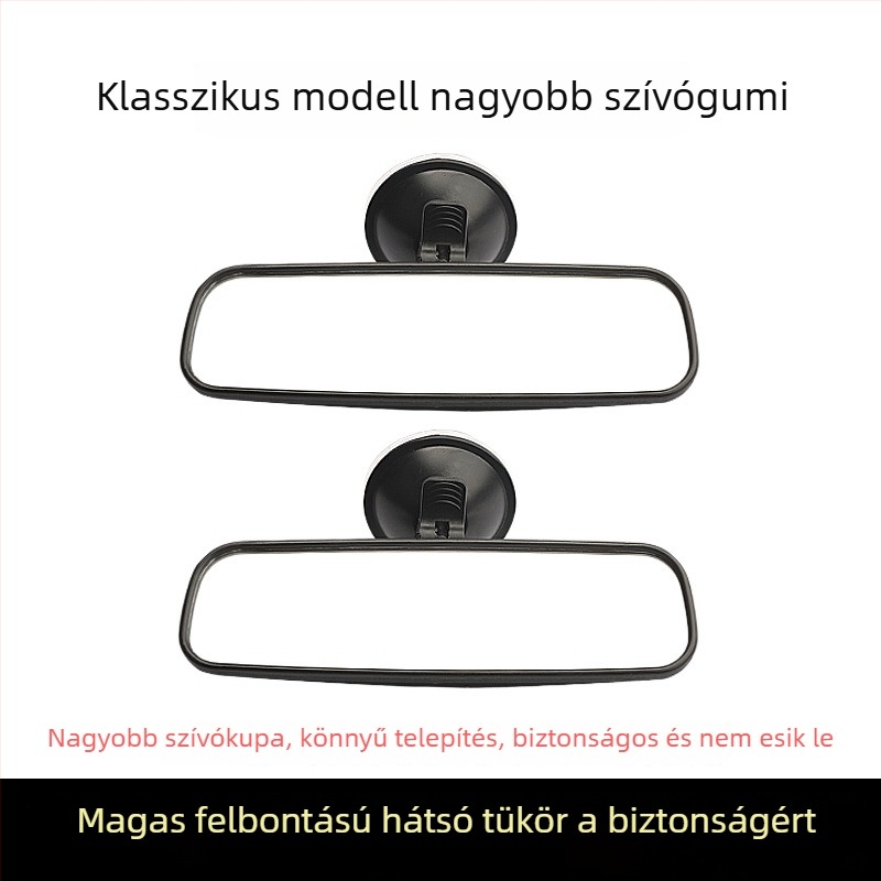 Elektromos háromkerekű belső visszapillantó tükör szívófejjel, hátrameneti tükör, univerzális négykerekű járművekhez, széles látómező