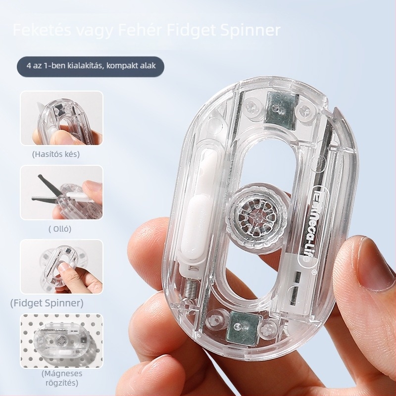 Nijia Nj6000 kerámia anyagú 2 az 1-ben kés és olló, modell Nj6000, max. 7 cm penge