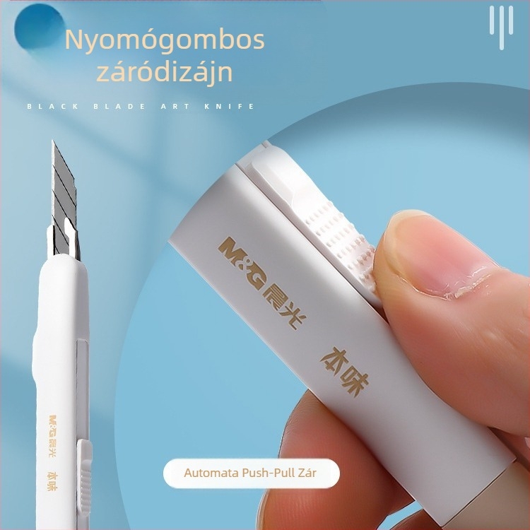 Csomagoló kés M&G Morning Light, modell 913S6, műanyag markolat, penge szélesség 9 mm