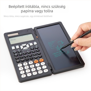 H7 & H5 Tudományos számológép, 10 számjegy kijelző, Kétforrású táplálás, Tömeg 205 g