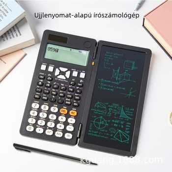 H7 & H5 Tudományos számológép, 10 számjegy kijelző, Kétforrású táplálás, Tömeg 205 g