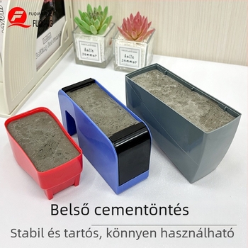 Hordozható irodai szalagadagoló, többfunkciós, súlyozott, csúszásmentes alap, éles penge (Modell FQ8804, Anyag: Műanyag, Nettó tömeg: 588 g, Szalag tengely átmérője: 2,5 cm, Szalag szélesség: legfeljebb 20)