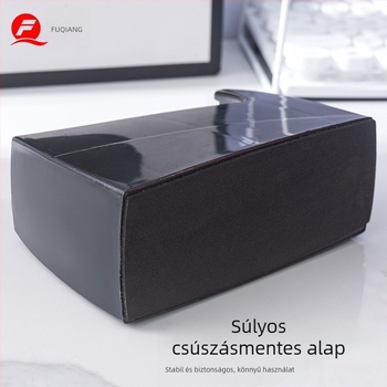 Hordozható irodai szalagadagoló, többfunkciós, súlyozott, csúszásmentes alap, éles penge (Modell FQ8804, Anyag: Műanyag, Nettó tömeg: 588 g, Szalag tengely átmérője: 2,5 cm, Szalag szélesség: legfeljebb 20)